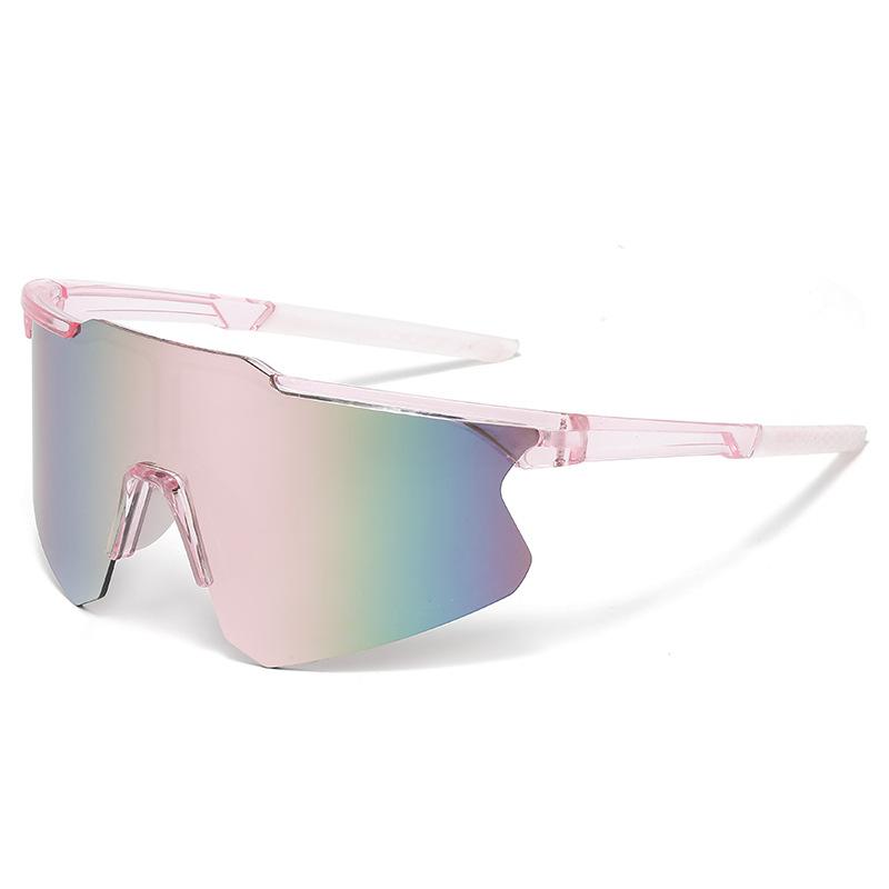 Cross Border New Men's Women's Fashionable Sunglasses Windproof Outdoor Sports Colorful Eye Protection Bicycle Riding Glasses