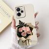 For Realme10 5G China RMX3663 Cover For Realme 10 5G Case Silicone Luxury Fashion Flowers Kawaii Cute Cat Shockproof Phone Case