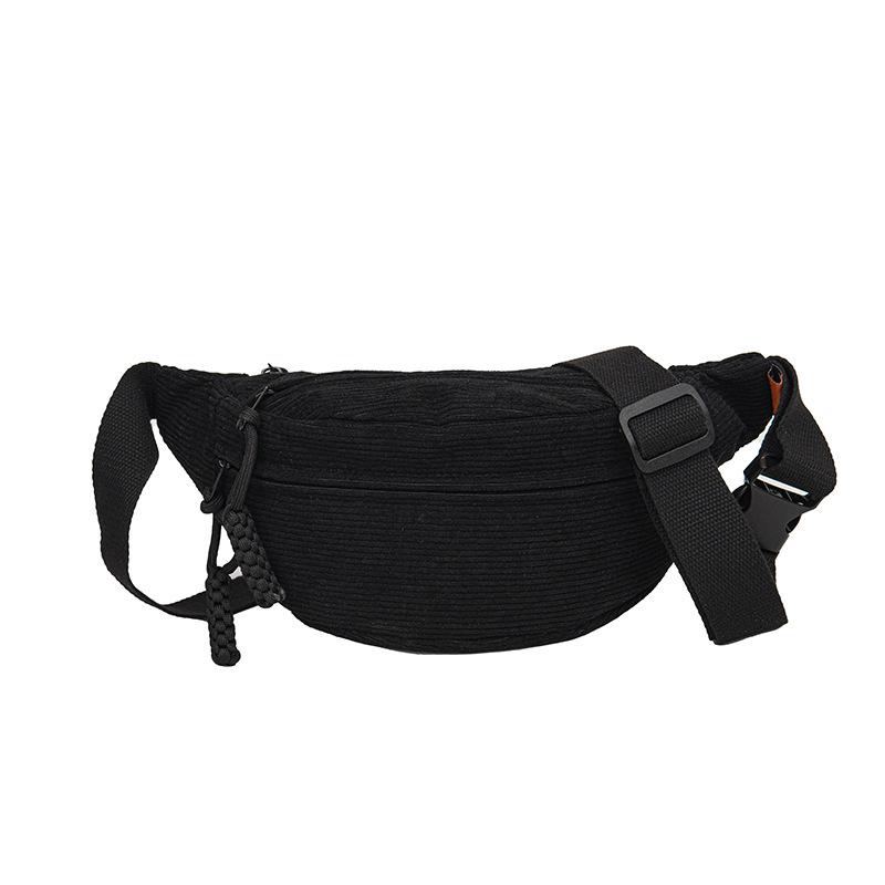 Corduroy Casual Sporty Crossbody Bag with Large Capacity