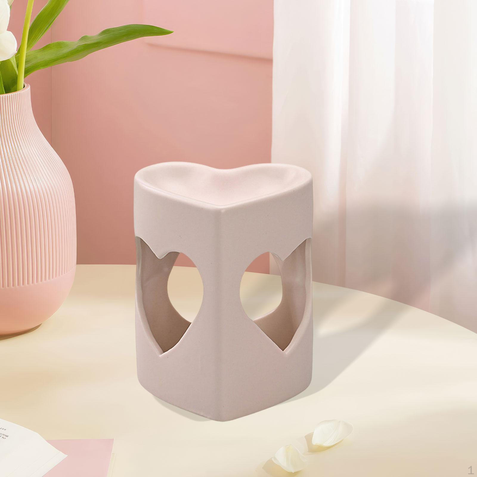 

Аромадиффузор с подсвечником для чайных свечей для дома и офиса розовый