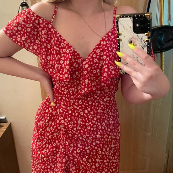 Ladies Dress Slim Waist All Match Sling Design Elegant Versatile Daily Wear