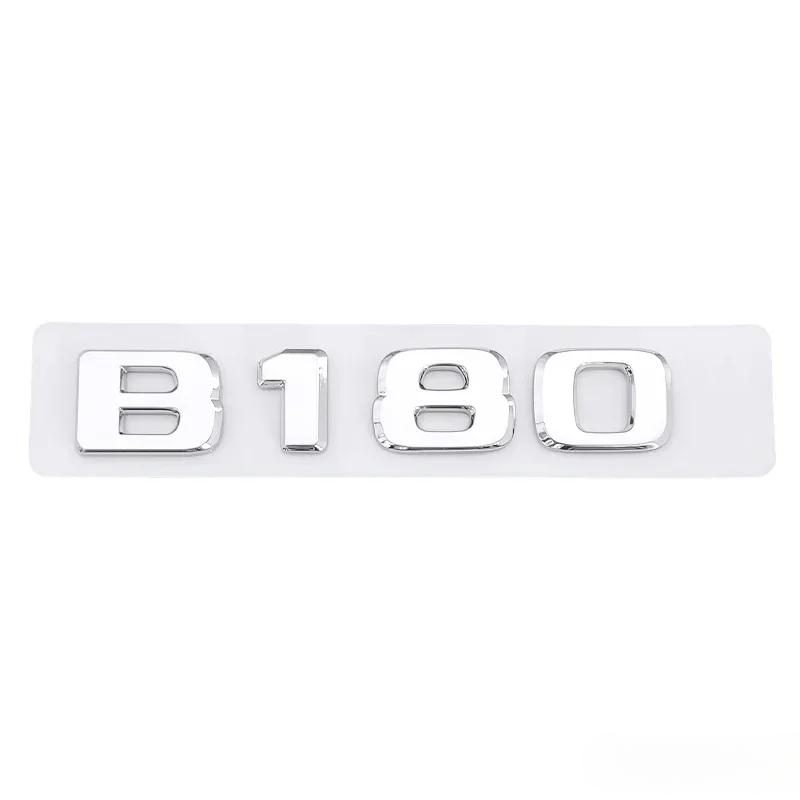 GWRA8 3D ABS Letters Decal Car Body Trunk Emblem Sticker for Mercedes Benz B180 B200 B220 B250 B260 Exterior Accessories