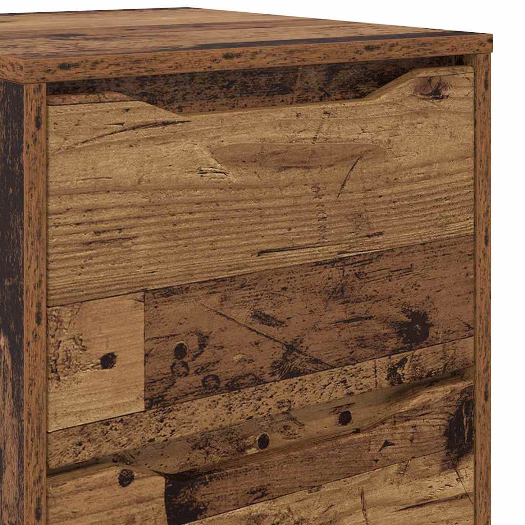 Storage Cabinet Reclaimed Wood Look 40 x 48 x 105 cm Engineered Wood