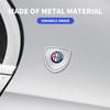 Naklejki Samochodowe Dla Alfa Romeo 1/2 szt. Stylizacja Samochodu 3D Metalowy Emblemat Naklejka Na Karoserię/Szybę Naklejka Dla Alfa Romeo Giulietta GT 159 147 156