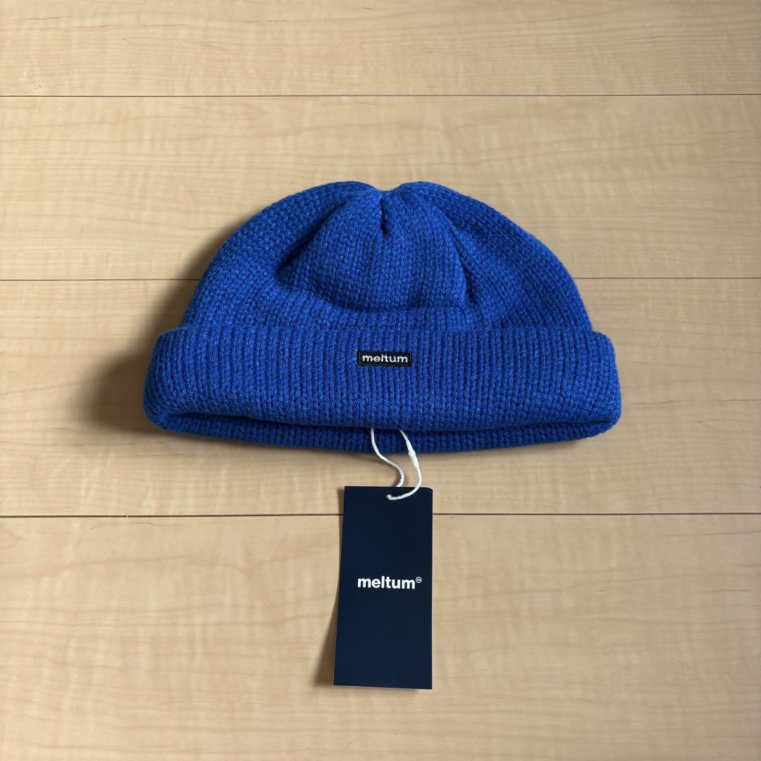 

[Б/У] meltum ВЯЗАНАЯ ШАПКА С ОТВОРОТОМ СИНЯЯ