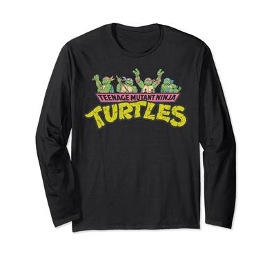 Teenage Mutant Ninja Turtles Classic Group Logo Long Sleeve T-Shirt