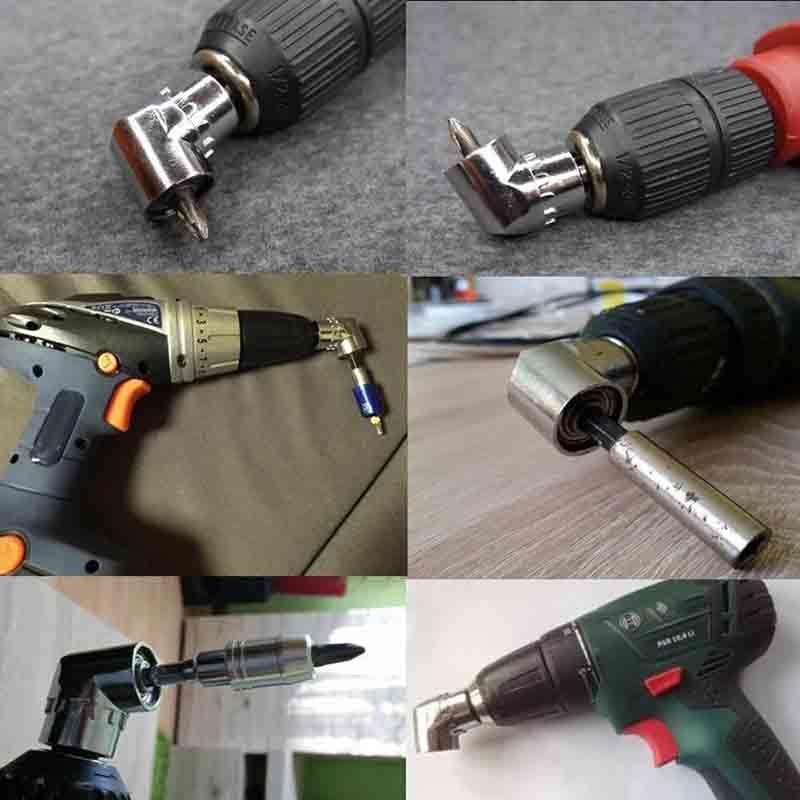 105 Degree Angle Screwdriver Magnetic Socket Holder Adapter Adjustable Drill Bit Tip Screw Driver Batch Head Attachment Tool