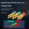 3 In 1 Retractable USB 100W Cable Fast Charging Micro USB 5A Type-C Android Suitable for Huawei Samsung Charging