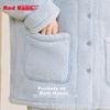 Hongdou Fleece Thickened Simple Couple Cardigan Warm Homewear Set Pajamas