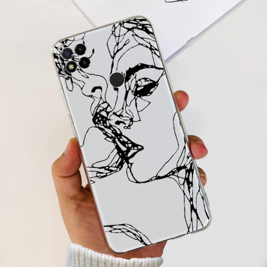For Xiaomi Redmi 9C Case Cute Spaceman Soft Silicone Phone Case For Xiaomi Redmi 9C NFC 9 C Redmi9C Back Cover 6.53'' Funda Capa
