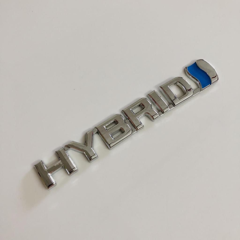 Hybrid Car Tail Metal Sticker for Corolla