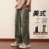 Straight Work Pants Men's Autumn Loose Casual American Sports