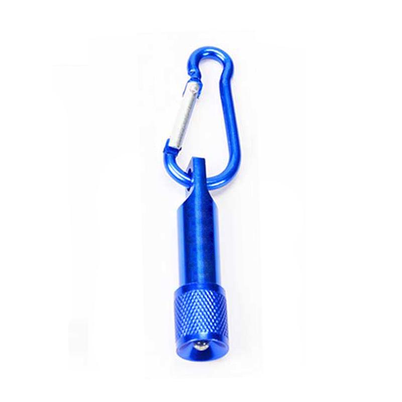 Mini LED Keychain Carabiner Flashlight, Portable Aluminum Alloy