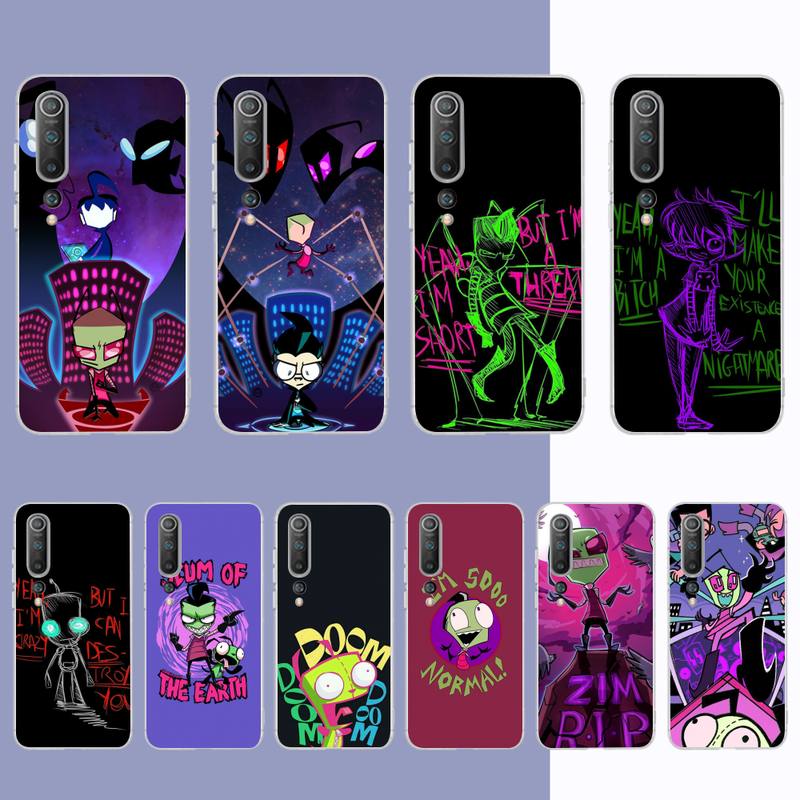 

Чехол для телефона с рисунком Invader Zim для Samsung S21 A10 для Redmi Note 7 9 для Huawei P30Pro Honor 8X 10i