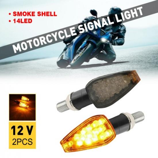 For Suzuki LED DR650SE Motorcycle DRZ400SM Turn Indicator Signals Lights Blinker