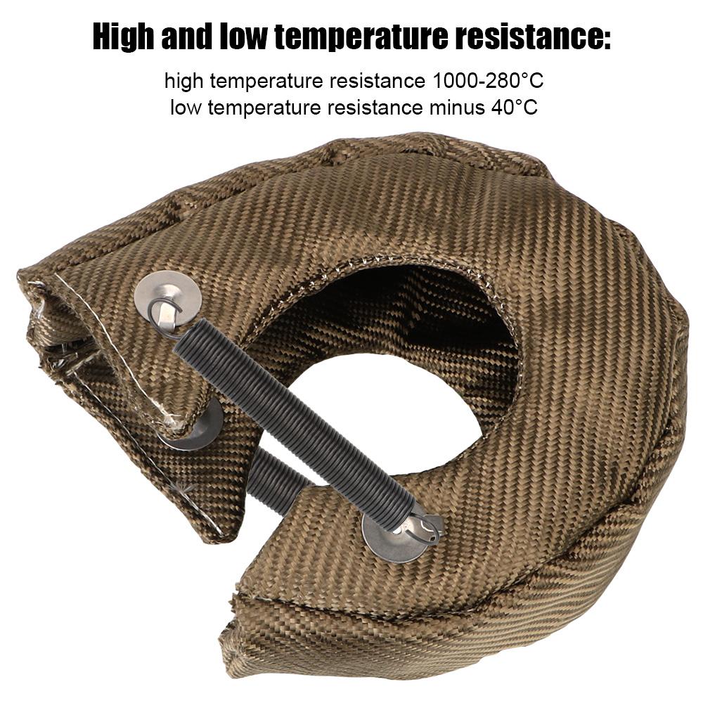 High Temperature Resistance Heat Shield Cover Blanket Full Titanium Glass Fiber Protection Wrap Turbo Charger Protection Wrap