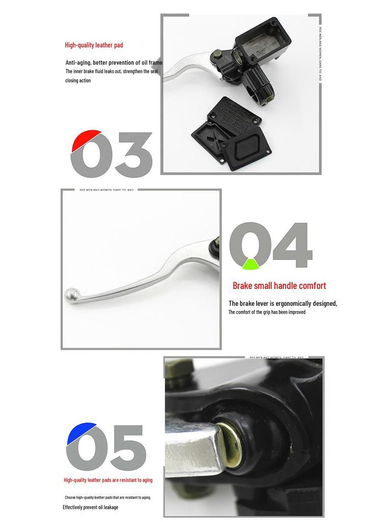 Cilindru principal de frână hidraulic pentru motociclete electrice