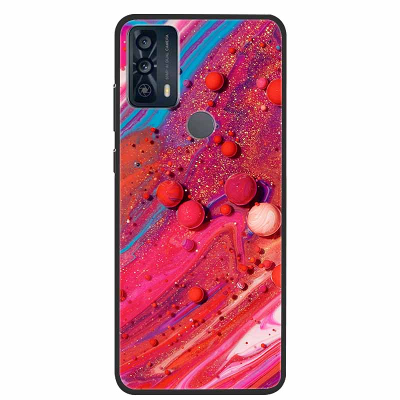 For TCL 20Y 20E Case Luxury Soft Silicone TPU Back Cover For TCL 20Y 20B Phone Cases TCL20Y 20 Y TCL20E Cute 6125F Funda Cartoon