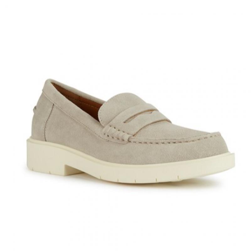 Geox Sperica Women S Loafer Gray Ec1 w1S5qra4S71