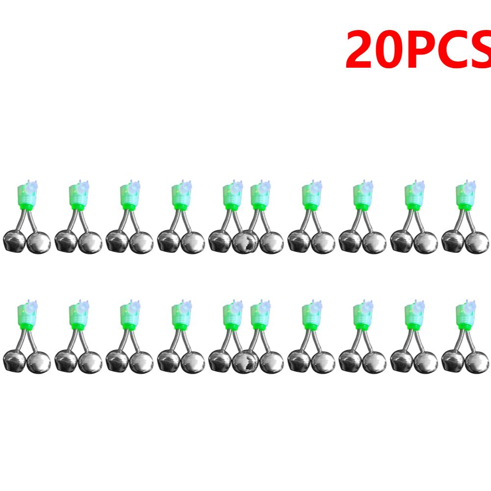 10-100Pcs Fishing Bell Bite Alarms Fishing Rod Clamp Tip Clip Bells Ring Carp Fishing Accessories Tackle Fishing Rod Alarm Bell