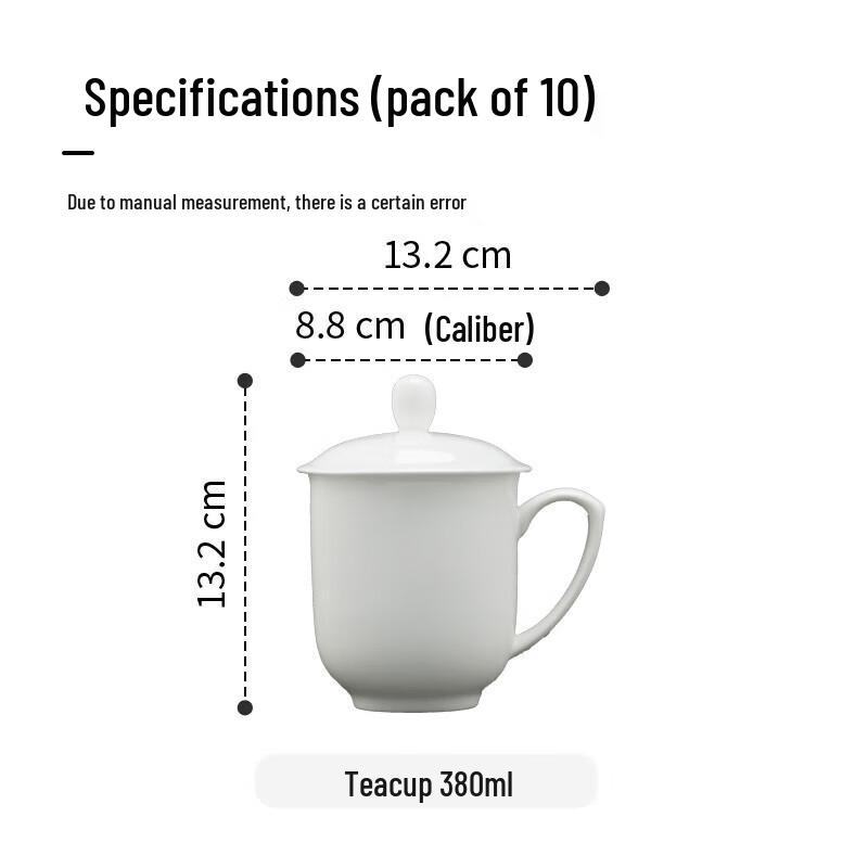 Jingdezhen Ceramic Office & Home Teacup with Lid