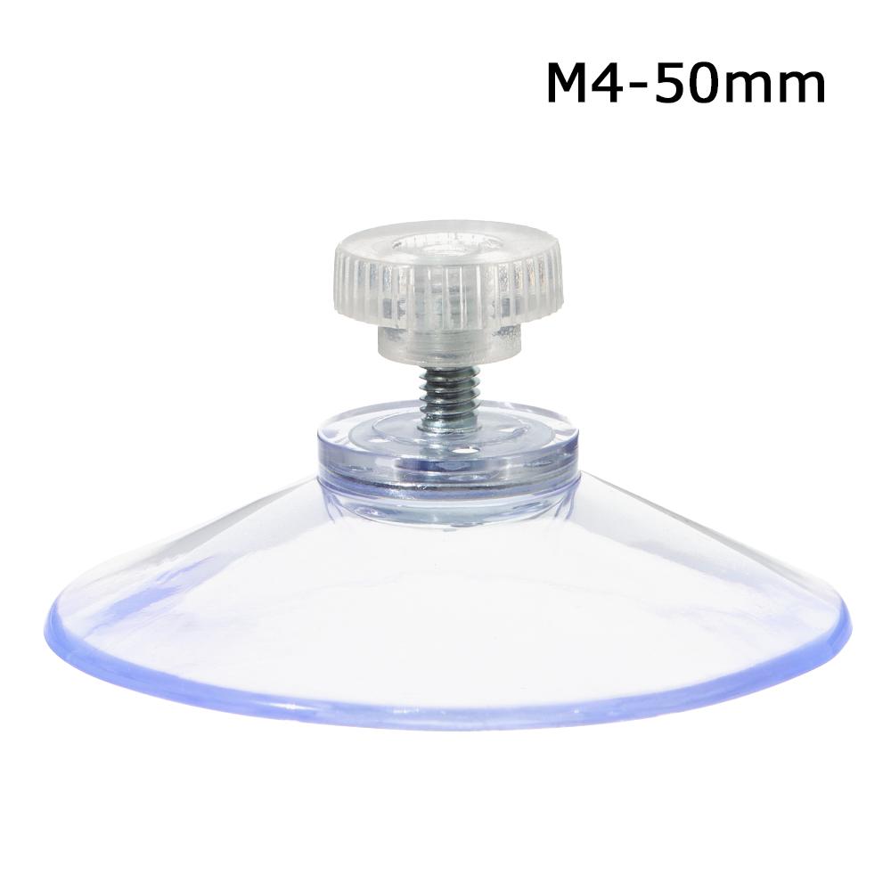 5pcs 30/40/50MM Mushroom Head Clear Suction Cups Knurled Nut Strong Vacuum Suckers PVC Kitchen Bathroom Window Wall Car Hooks
