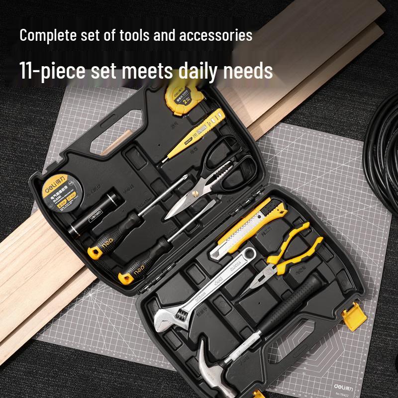 Deli DL5962 11-Piece Household Tool Kit