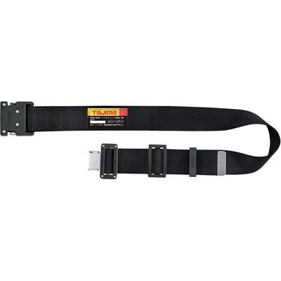 Tajima New Standard Safety Waist Size 110cm and Durable Forged Black Nylon Fits Women and Slimmer Builds Belt, Belt, Small, Black, BWBS110-BK, Long,