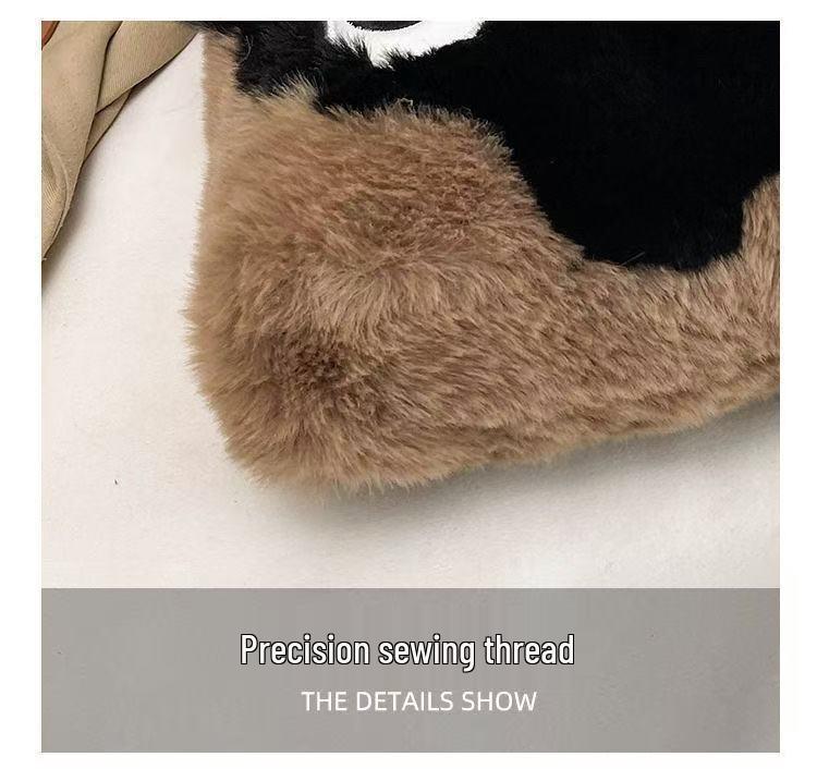 Adorable Kitten Plush Tote Bag - Versatile Furry Underarm Bag for Daily Autumn Fashion (2025 Edition)
