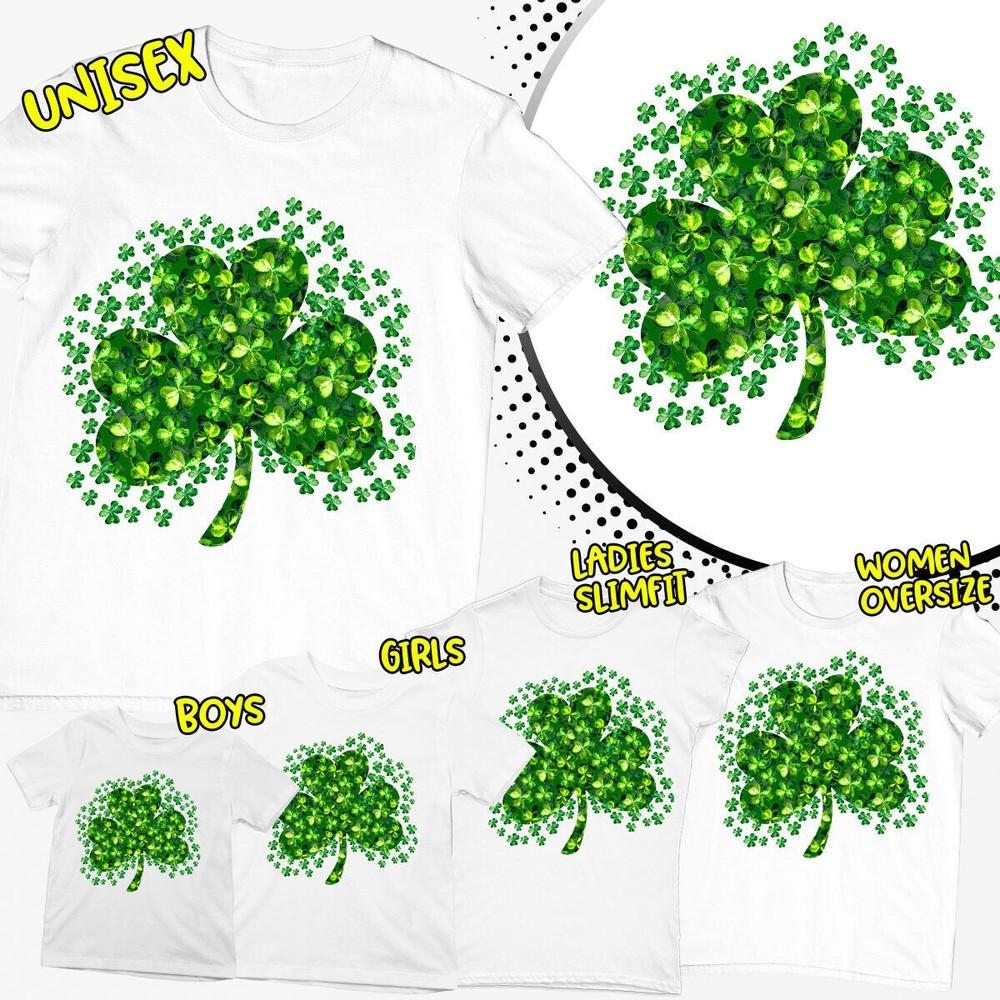 Футболки на День Святого Патрика Трилистник Ирландский Падди Ирландия Топ#SPD S