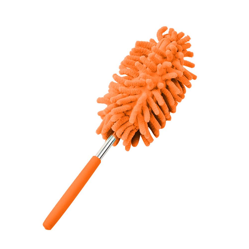 Retractable Flexible Chenille Dust Removal Duster Brush Microfiber Cleaning Tool