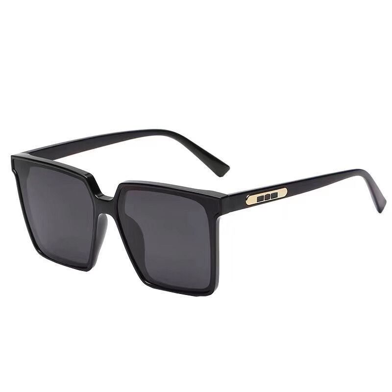Vintage Big Frame Square Sunglasses Women Retro Fashion Oversized Gradient Black Mirror Sun Glasses for Female