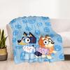 Bluey Friends Adventure Blanket Soft Warm Cozy Perfect for Sofa Office Livingroom Four Seasons Universal Modern Gifts For Family Or Friends