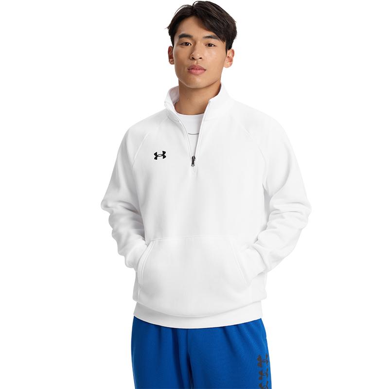 Under Armour Giacca a maniche lunghe Rival morbida e confortevole Uomo giacche Bianco 1386016-100