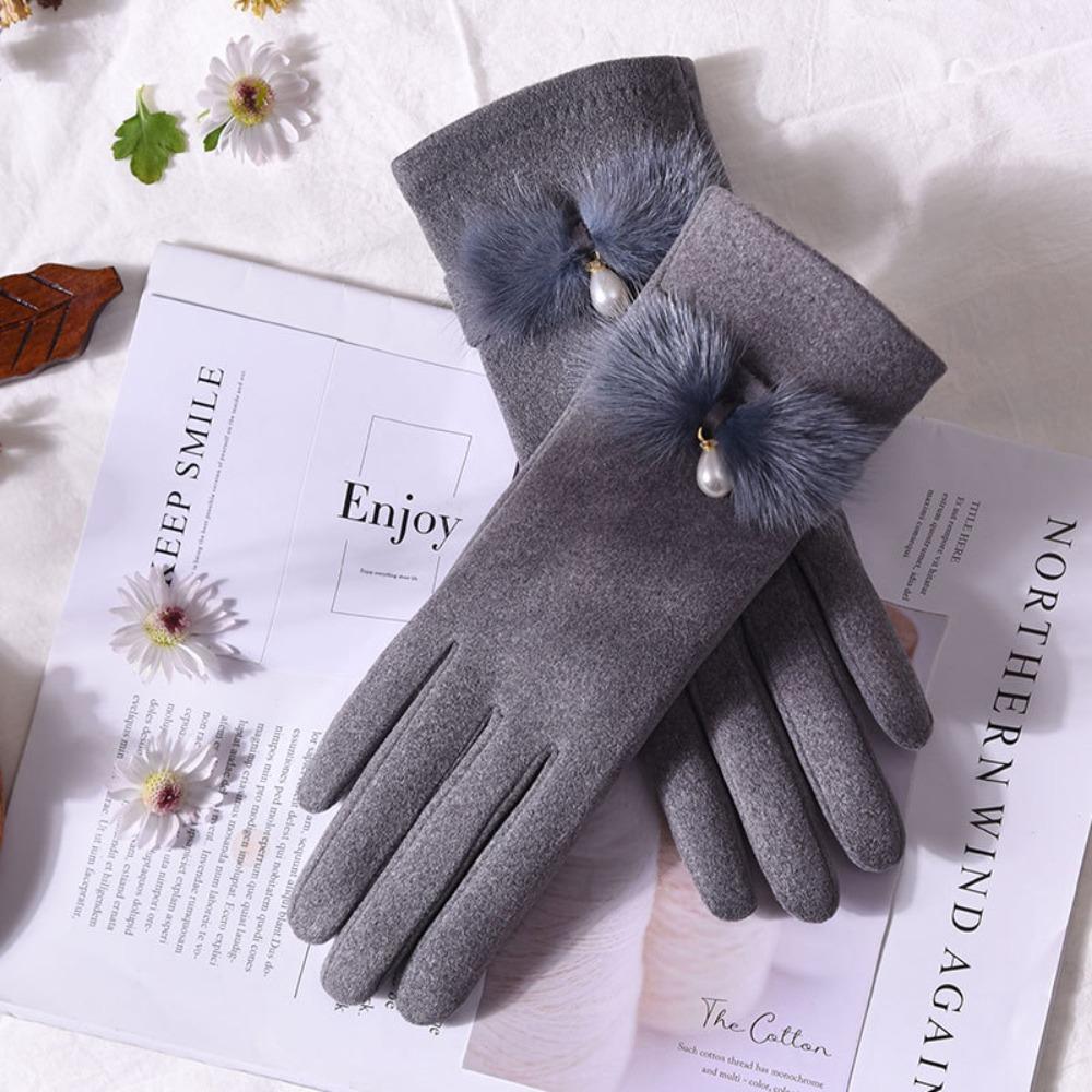 New Touchable Screen Winter Gloves Warm Full Finger Driving Mittens Skiing Gloves Unisex