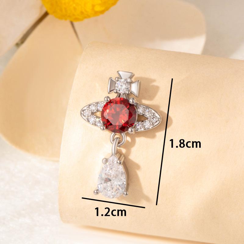 Модный кулон Серьги-гвоздики Серьги-гвоздики для девочек Нишевые Высококачественные серьги из титановой стали Капля воды минималистичные Уникальные