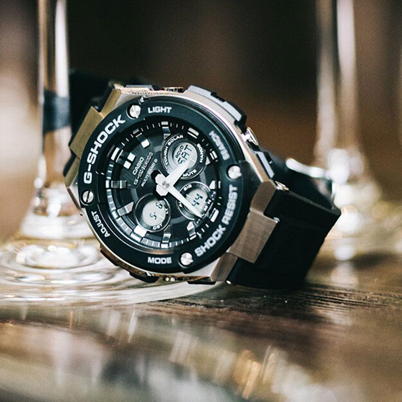 CASIO Men G-STEEL Series Black Watch GST-W300-1APR GST-W300-1APR