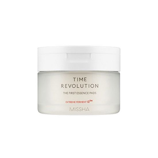 MISSHA Time Revolution The First Essence Toner Pads Brightening & Hydrating Fermented Skincare 75 Pads / 250ml