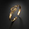 Atoztide Customized Letter Name Bracelet Personalized Custom Bangles for Women Men Stainless Steel Chrismas Jewelry Gift