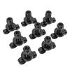 L Track Double Lug Threaded Stud Fitting 6000lbs Load Capacity L Rail Stud Nut Tie Down Fitting for Truck Bed Trailer
