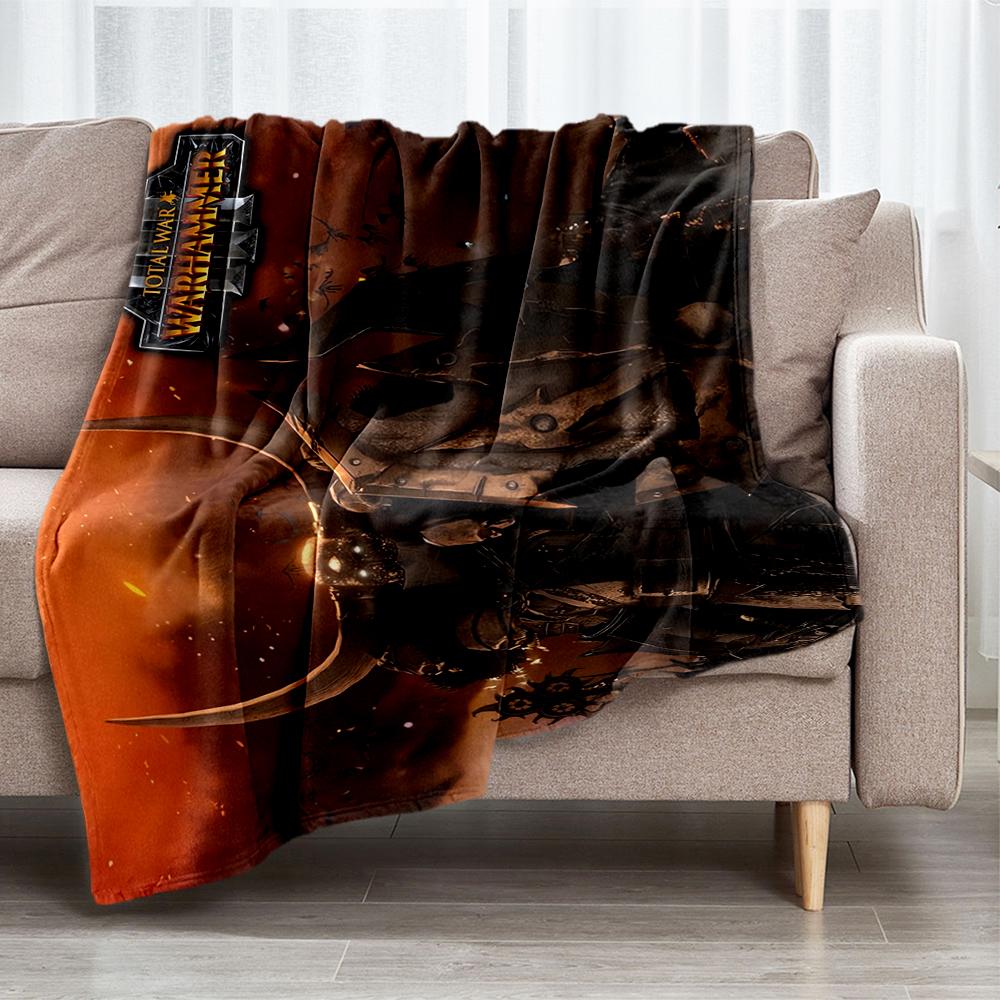 Total War Theme Printed Blanket - Perfect for Couch, Bed, Travel & Outdoor Use | Machine Washable, Cozy & Durable.