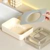 PET Drain Soap Dish Antislips Soap Tray with Drain Rack Soap Storage Rack Bathroom Kitchen Sink