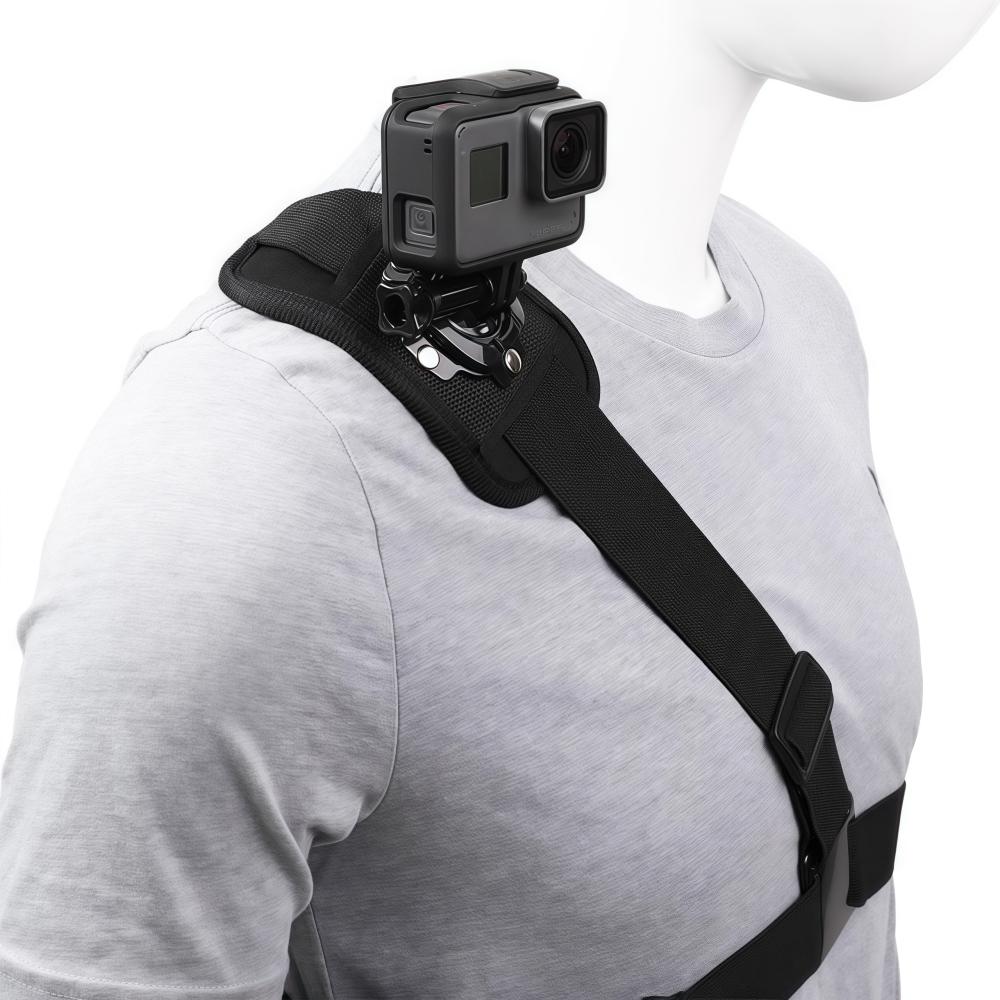 360° Rotation Shoulder Strap Mount Chest Harness Adapter For GoPro Hero 13 12 11 10 9 8 7 Dji Action 5 4  Camera Accessories