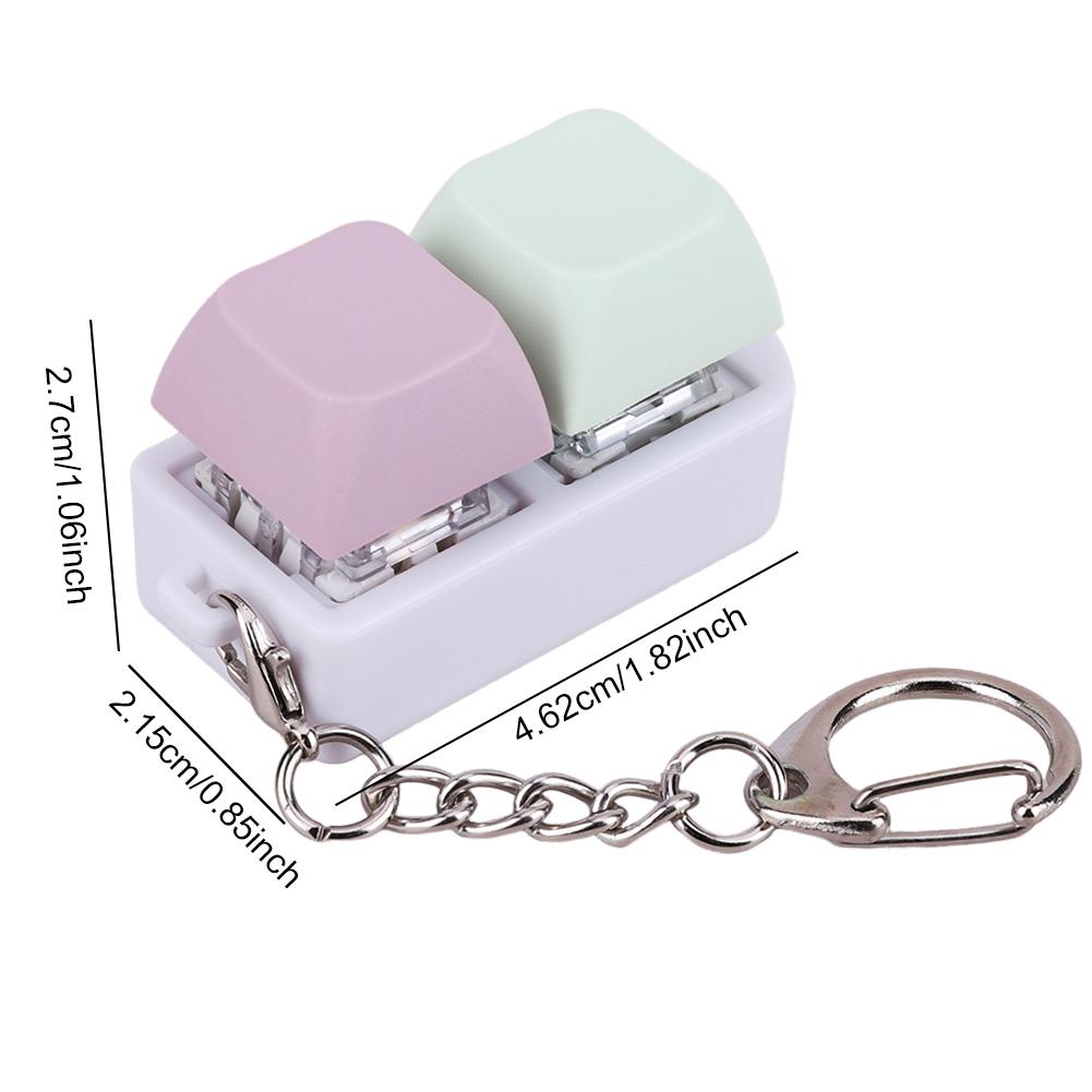 

Клавіатура Ключ Іграшка 4 клавіші Кнопка Клавіатура Фіджет Брелок Клавіатура Клікер Іграшка Клавіатура Кубик Іграшка для дорослих Подарунки для полегшення Паси