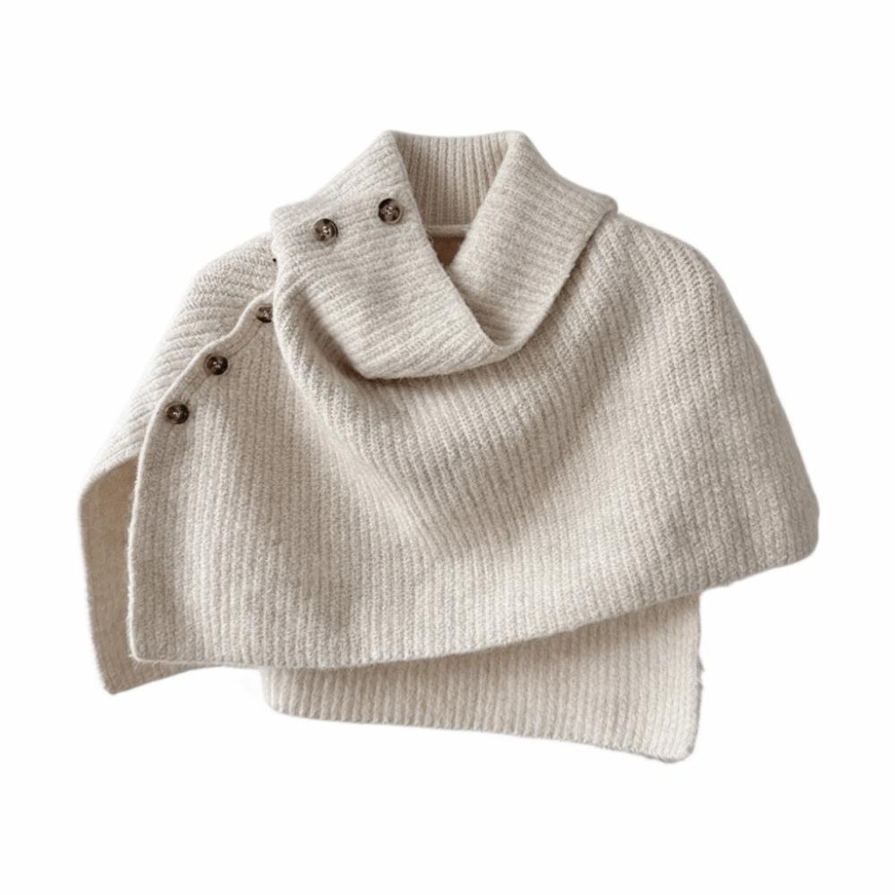 Thicken High Neck Scarf Warm Scarves Knitwear Classic Women Winter Shawl  Women