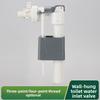 Modern Minimalist Concealed Water Tank Inlet Valve With Installation Fittings For Wallhung Toilets