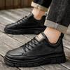 Fashion Men's 2025 New Spring and Autumn Style British Retro Low Cut Casual Soft Soled Work Shoes