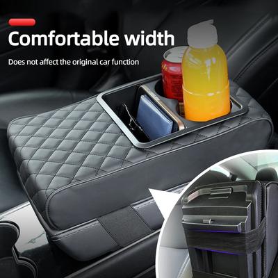 Auto Mittelkonsole Abdeckung Memory Foam Auto Armlehnenkissen Armauflage Bezug Auto Mittelkonsole Abdeckungen Auto Mittelkonsole Kissen