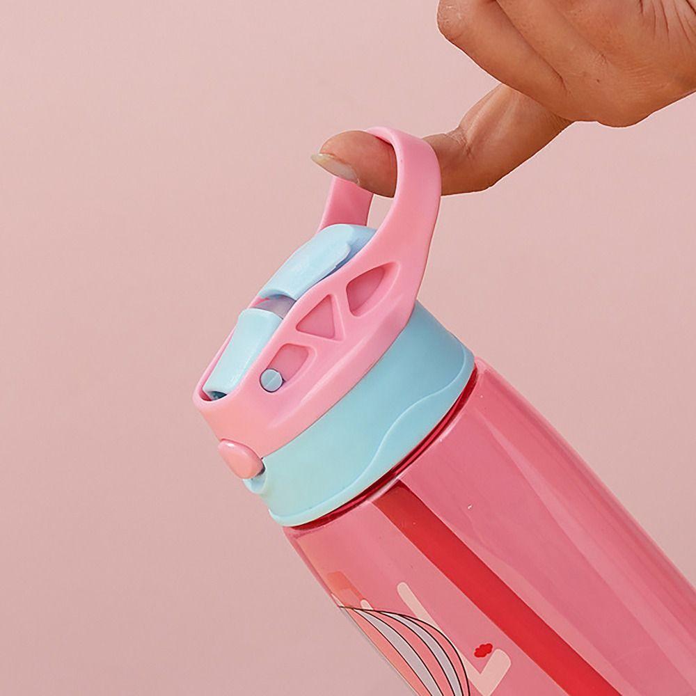 with Flip Straw Water Sippy Cups Leakproof Drinking Cup Sports Bottles  for Student Outdoor Sports