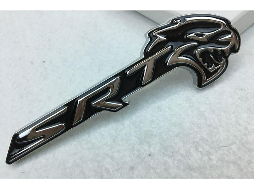 

Dodge SRT Hellcat Metal Car Logo Sticker